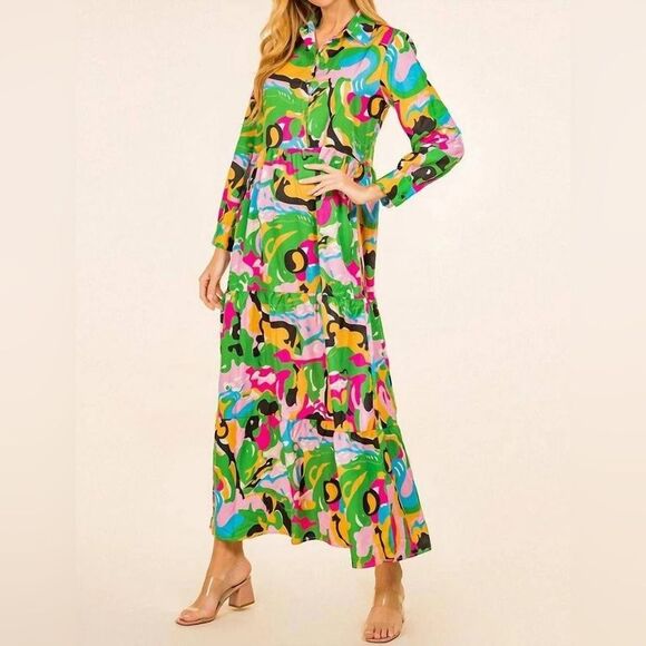 NWT SundayUp Sunshine on my Mind Maxi Dress - Picture 15 of 16